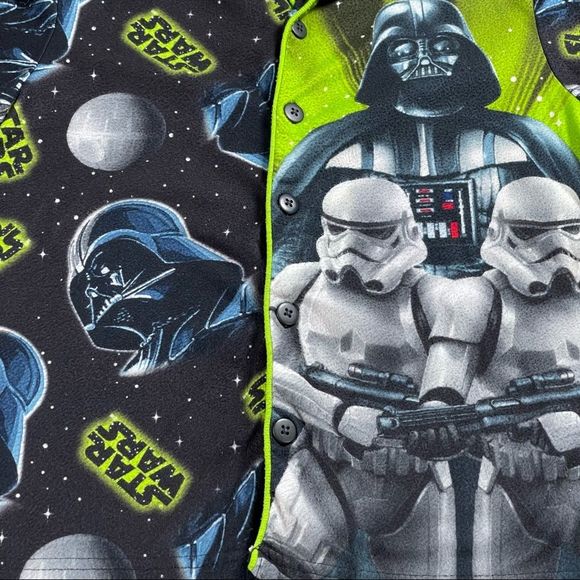 Boys medium & 10/12 pj shirts, Minecraft & Star Wars. All about same size - Picture 7 of 12